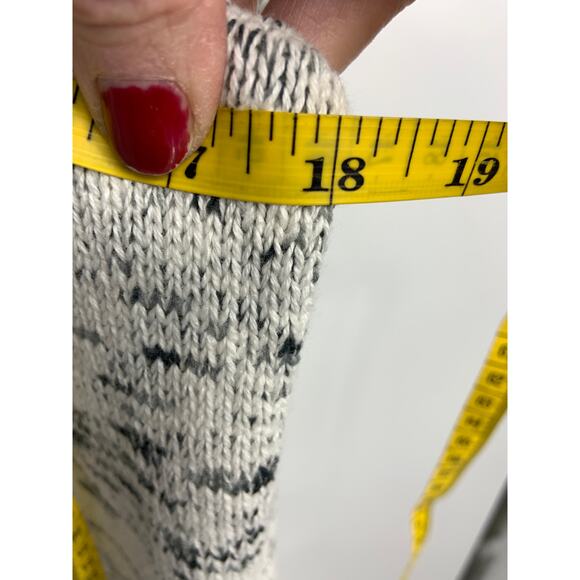 Preswick & Moore Petite Black White Marled Cowl Neck Pocket Sweater Size PM NWT - Picture 5 of 6